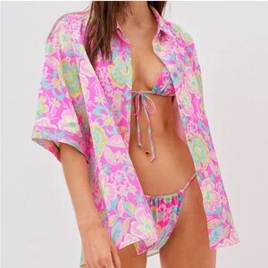 forloveandlemons Silk Button Down